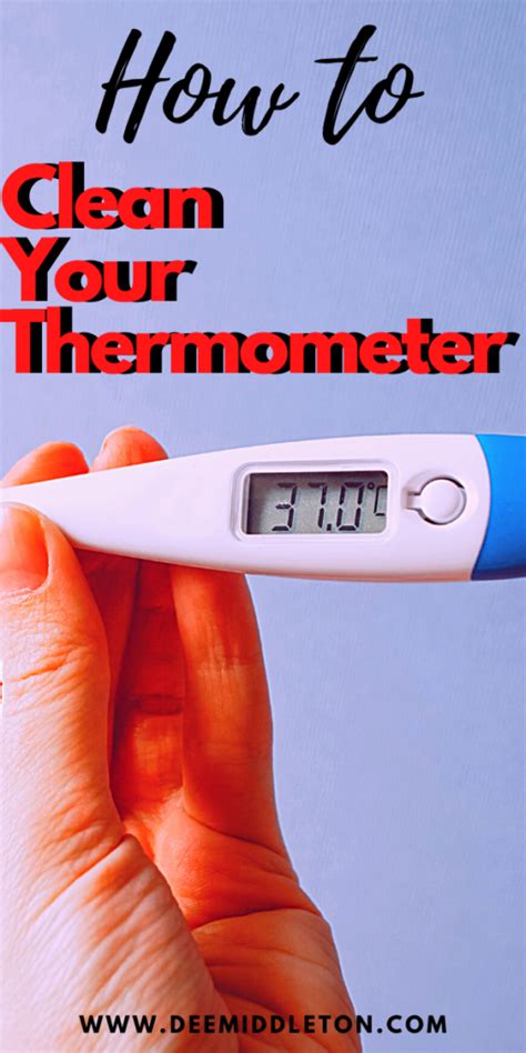 Keep Your Thermometer Clean